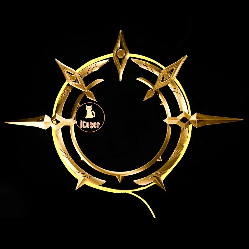 iCoser Honkai Star Rail Sunday Cosplay Costume Wig Uniform Luminous Headwear Rings Earrings Halloween Party for Women Men Props