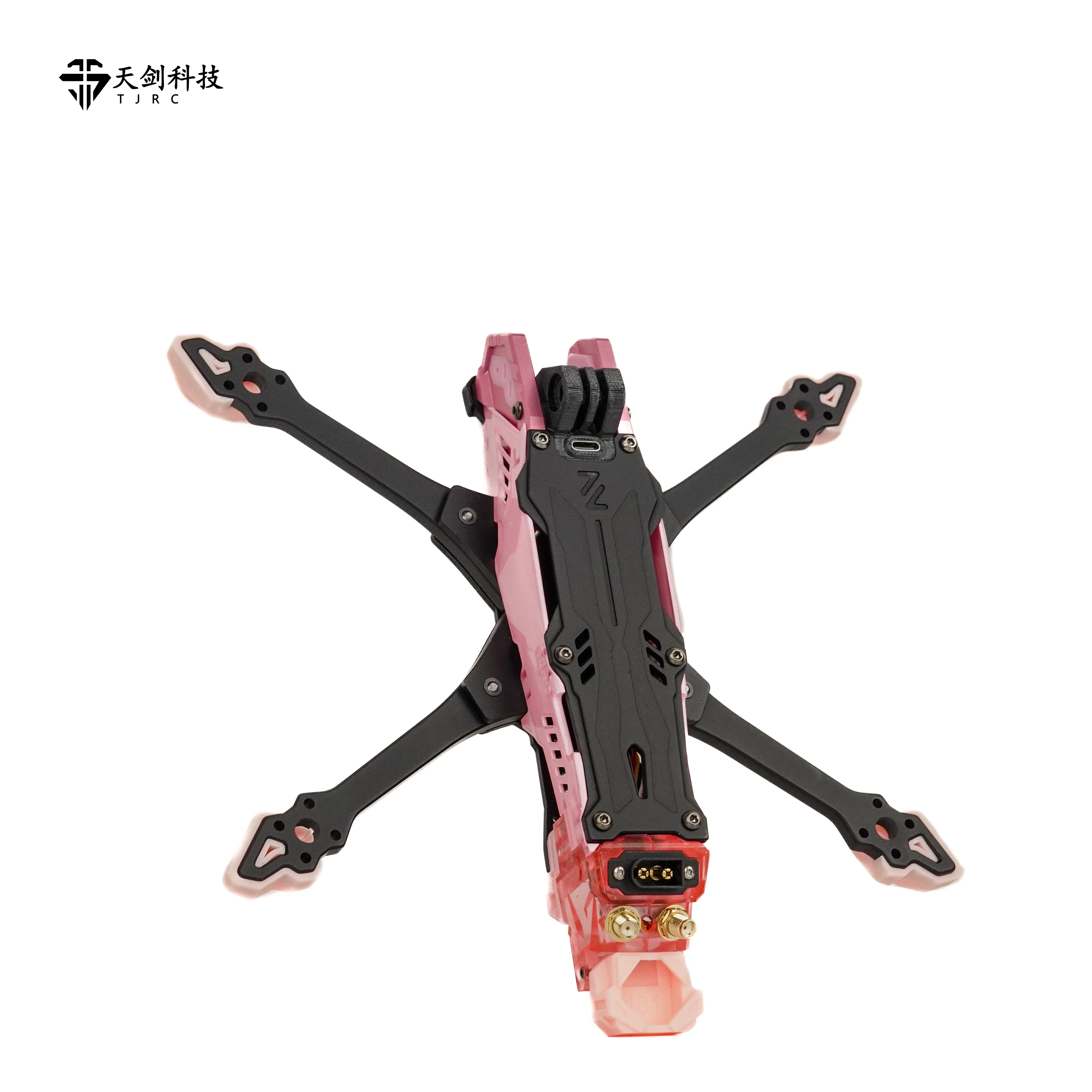 Zestaw ramy FPV TJRC T5 V2 Wide X 5 cali - kompatybilny z jednostką O4 Pro/O3 Air |   Dla dronów wyścigowych/freestyle