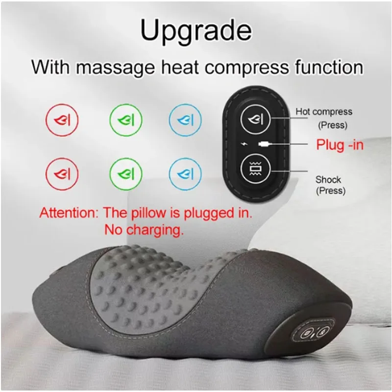 

Waist Pillow Bed Sleeping Waist Protection Pad Electric Massage Lying Flat Waist Pain Waist Support Heating Vibrating Sleep Pad