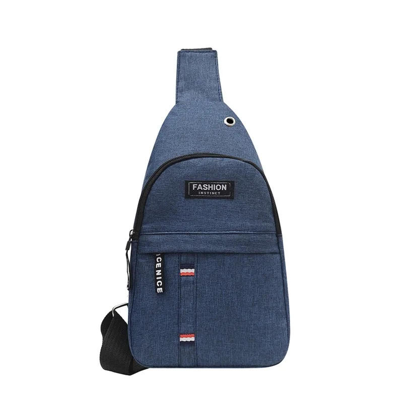 Sling Bag Borst Tas Mannen Nieuwe Casual Koreaanse Versie Oxford Doek Mode Sporttas Enkele Schouder Messenger Tas Canvas Rugzak