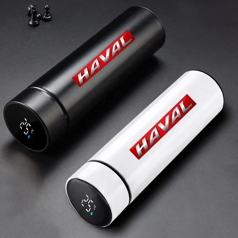 سيارة ترمس من الفولاذ المقاوم للصدأ عرض درجة الحرارة زجاجة ل Haval H6 JOLION HEV H4 H3 H2S F7 F7X H9 H5 M4 جريت وول بوير GWM