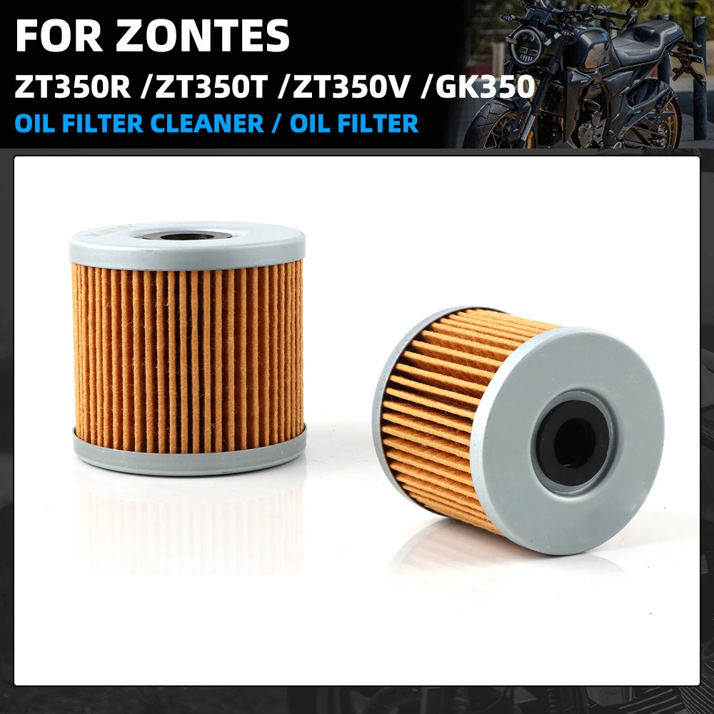 Motorcycle Engine Oil Filter For ZONTES GK 350 GK350 Filter ZT350R ZONTES ZT350T ZT 350T ZT350X ZT350V ZT350VX