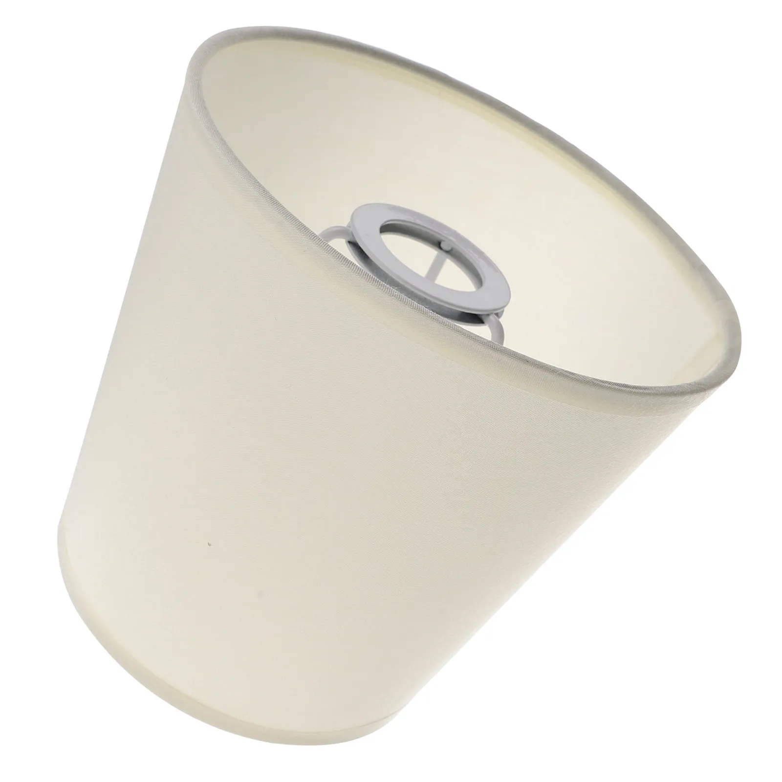 

1 шт. Кремовый плафон из ПВХ и металла для потолочного светильника/настенного светильника, с винтовым креплением E14, сменный рассеиватель, теплое освещение, декоративный элемент для дома