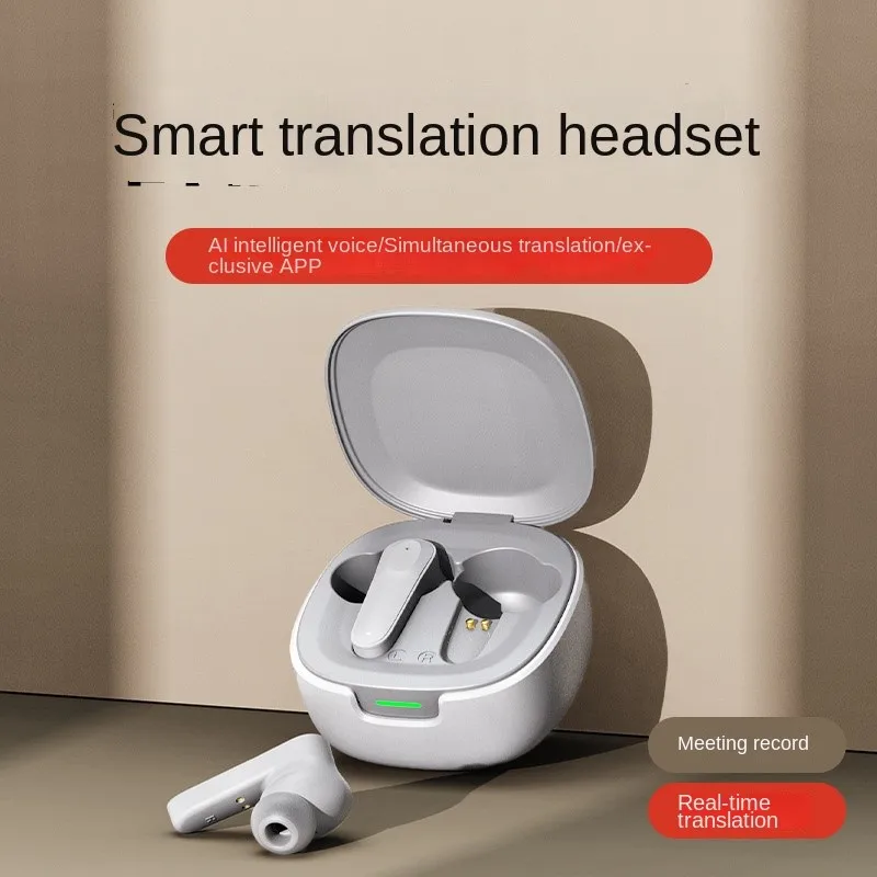 A98 Intelligent AI Translation Bluetooth Earphones Business Conference Multi Language Tourism Intelligent Mutual Translation