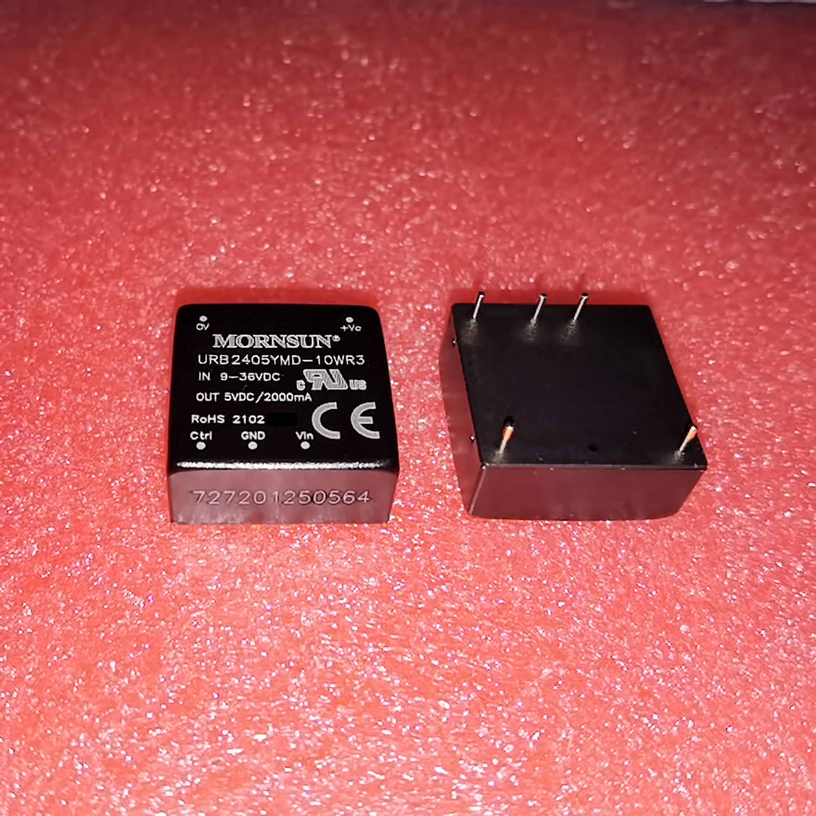 MORNSUN URB2405YMD-10WR3 URA2412YMD-10WR3 VRB2412YMD-10WR3 DC-DC MODULE 24V to 5V STABLE VOLTAGE SINGLE OUTPUT 2A 10W