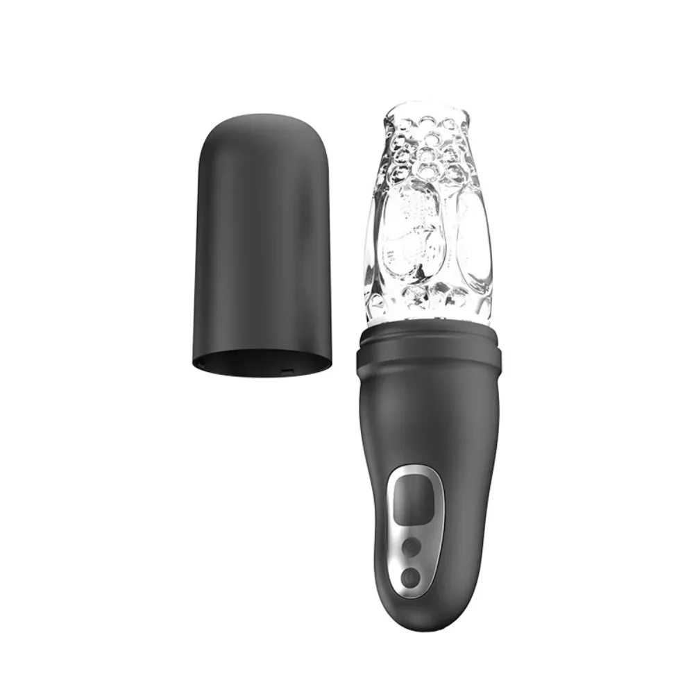 Full-Automatic Men's Electric Telescopic Rotating Masturbator Digital Display Adult Dildo Exerciser Aircraft Cup Toy