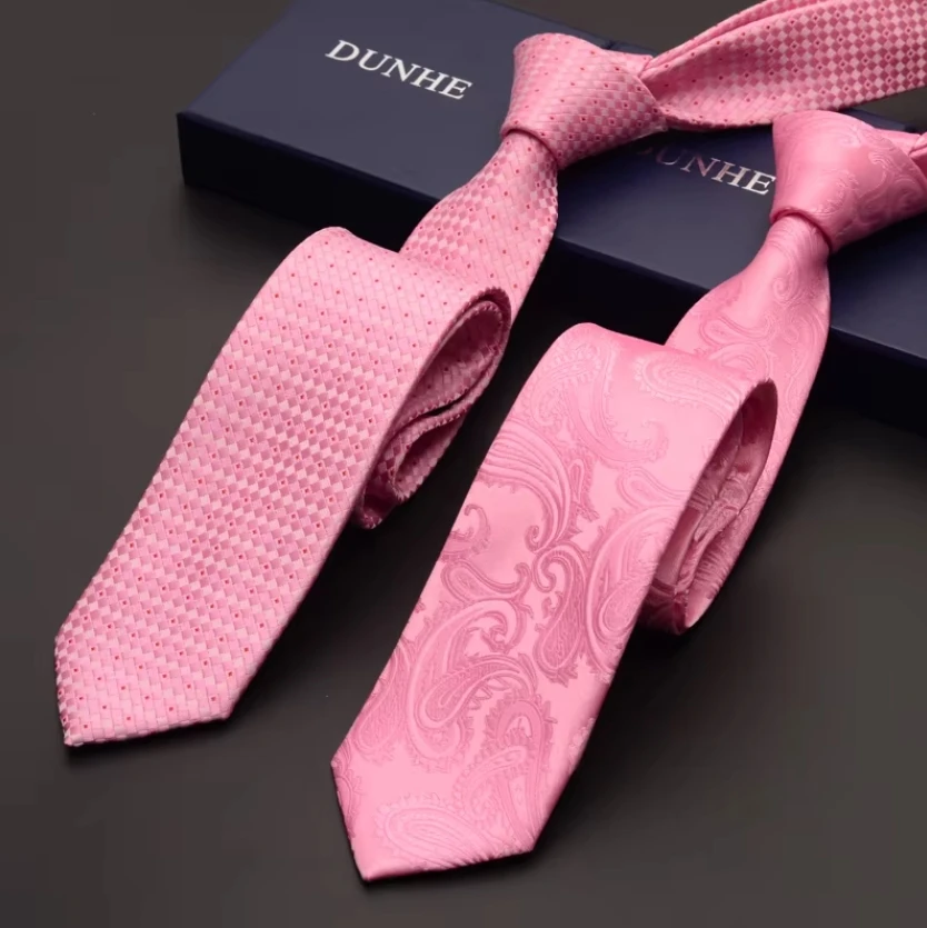 

High Quality 2025 New Silk Formal Wedding Ties for Men‘s Slim 6cm Necktie Designers Brand 2.36 Inches with Gift Box