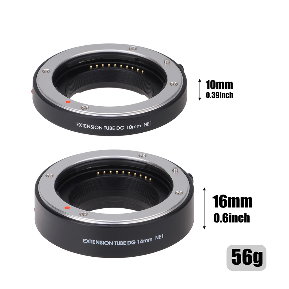 Fotga Lấy Nét Tự Động AF Ống Macro DG Bộ 10 Mm 16 Mm Vòng Cho Sony Ngàm E NEX7