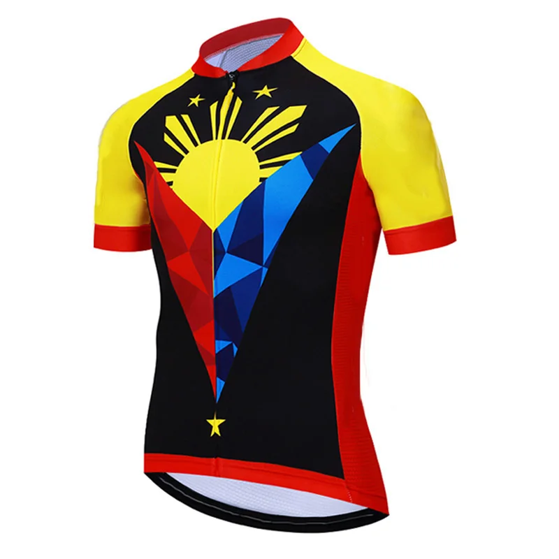 Philippine Cycling Jersey, Short MTB Bike Kit, Bicycle Shirt, Wear Pad, Clothing Sleeve, Crossmax Road Ride,  Jacket, Tight Top