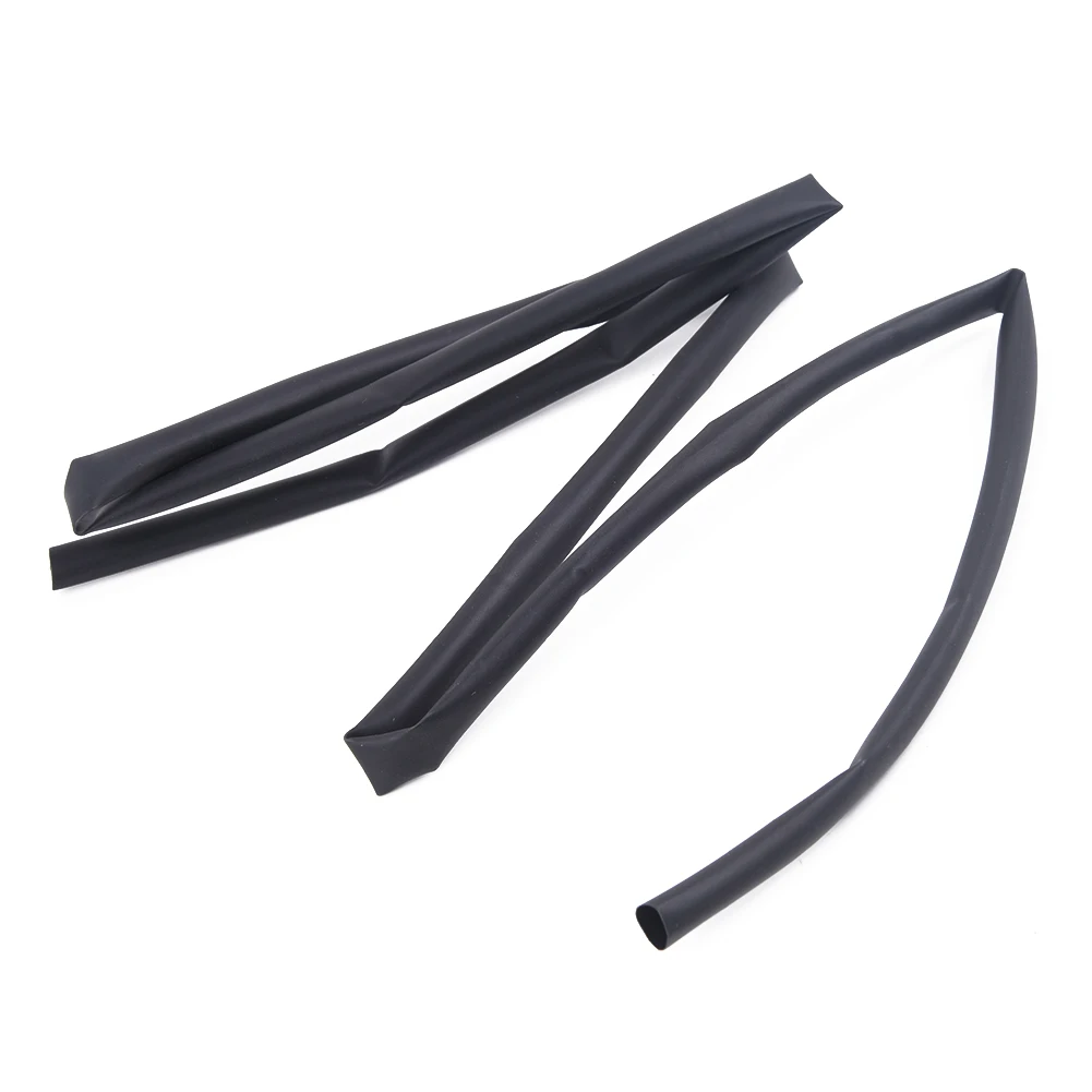 Pack Heat Shrink Tube Tools Replacement Set Wrap 1m 4pcs Accessory Insulation Sleeving Assortment Black Useful