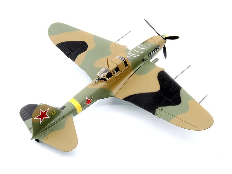 1/72 36413 Soviet IL-2M3 Fighter Model 140 Aviation Regiment  Finished product collection model