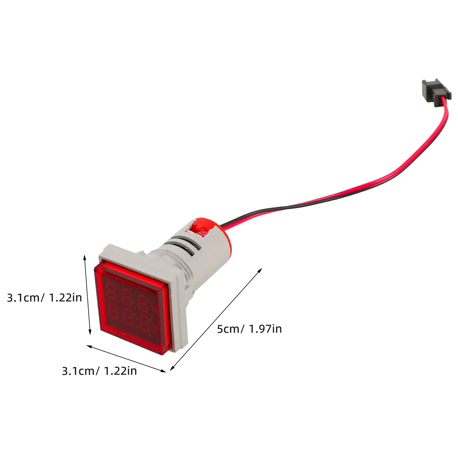 Multímetro eletrônico digital, voltímetro, testador de tensão de corrente intuitiva, design elegante, medição de ampla faixa