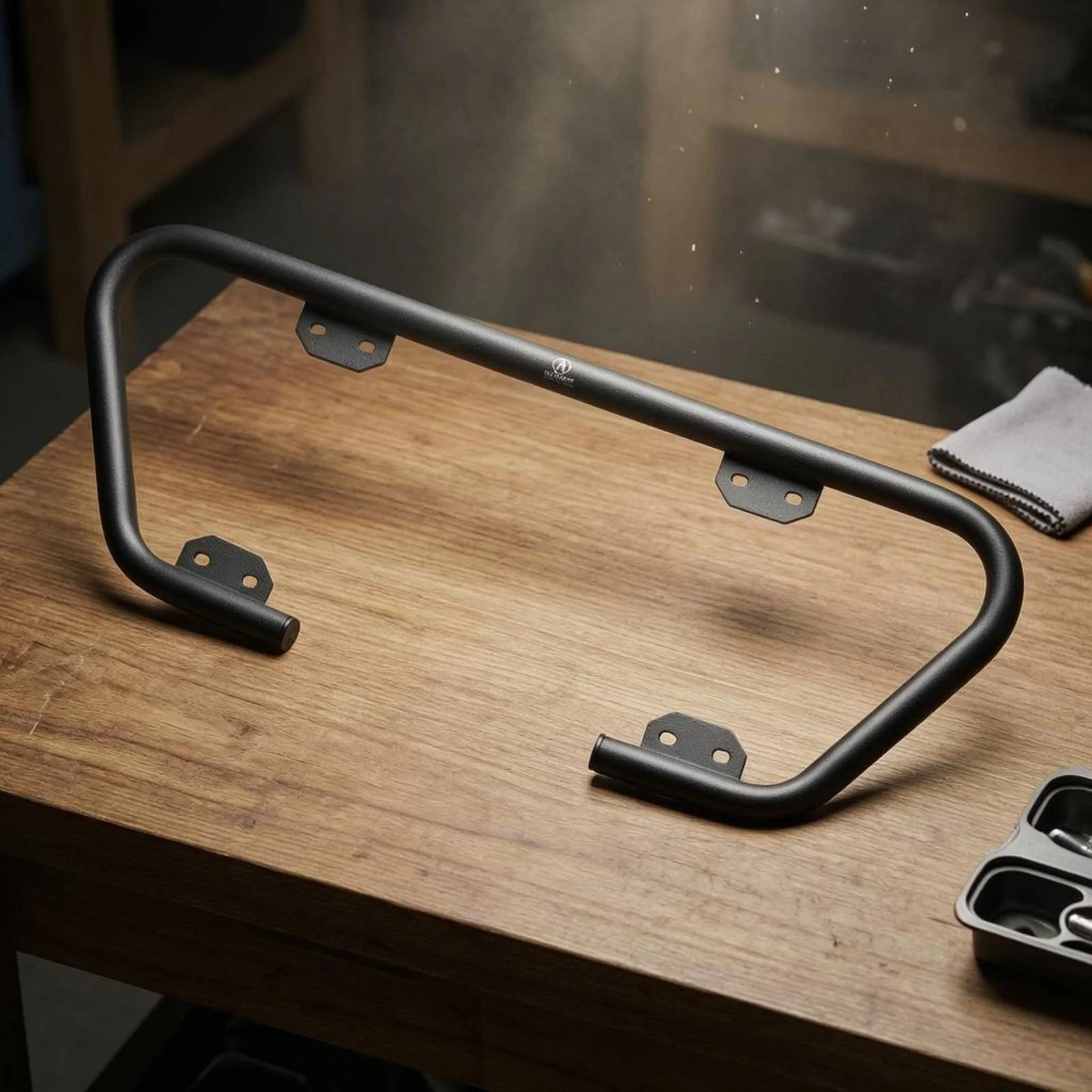 Motorcycle Guard Bar Bolt-on Safeguarding Guard Bar Frame Slider Welded Tabs Bumper Block Scratch Protection