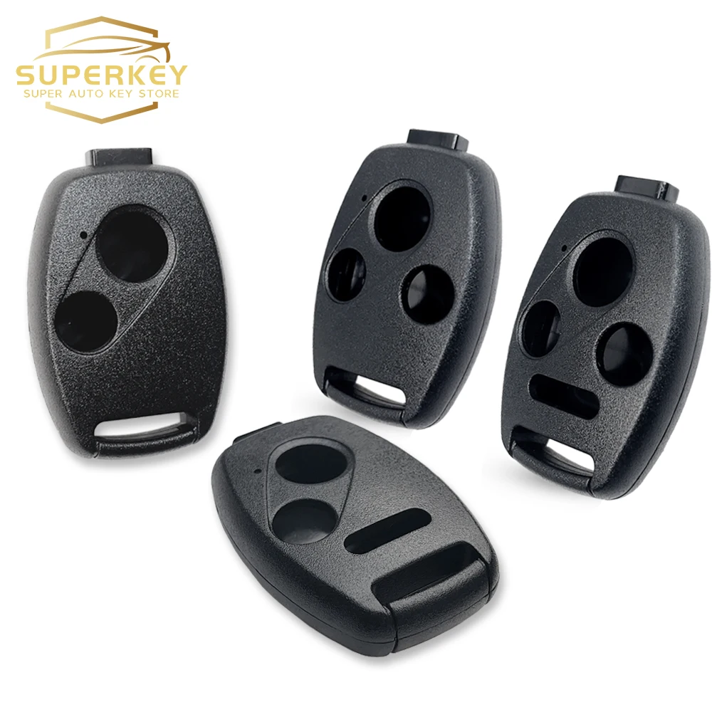 SUPERKEY Replacement Remote Car Key Shell Case Cover For 2003 2007 2008 2009 2010 2011 2012 2013 Honda Accord Civic CRV Pilot