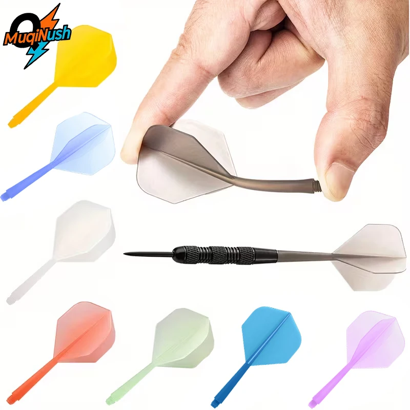 

Набор дротиков MuqiNush 2BA с интегрированным пластиковым хвостовиком, совместимый со всеми дротиками, аксессуары для дартса