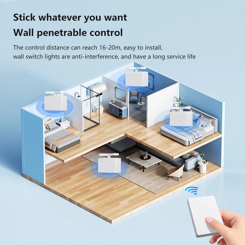 وحدة تحكم منزلية لاسلكية، أداة إيقاف التشغيل، زر أوتوماتيكي، جهاز تحكم عن بعد ذكي قابل لإعادة الشحن عبر USB