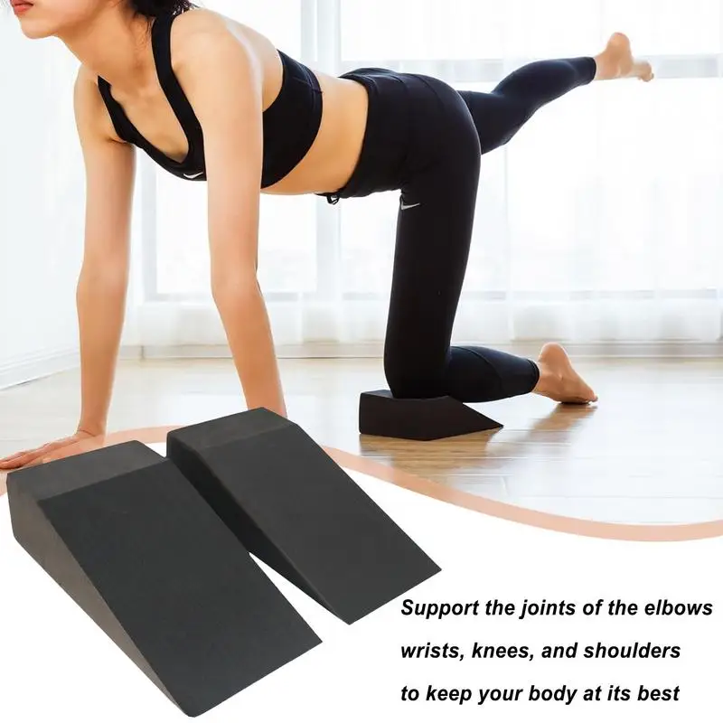 NEW Yoga Wedge Squat Wedge Non-Slip Slant Board Extender Foot Stretcher Yoga Foam Block Gym Equipment Yoga Accessories