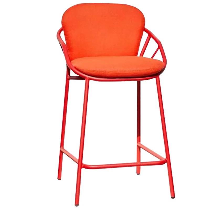 

Outdoor bar chair milk tea shop high chair outdoor creative leisure table and chairs