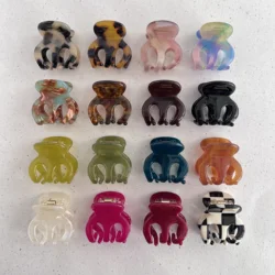 High energy ponytail half grabbing hair clip~Korean small hair clip French style back spoon small shark claw clip  temperament