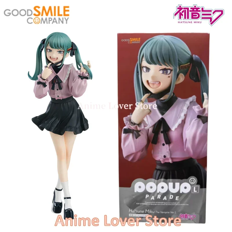 In Stock Original GSC Pop Up Parade Vocaloid Hatsune Miku Figure Vocaloid Vampire Ver. Anime Figurine Model Toys for Kids Gift