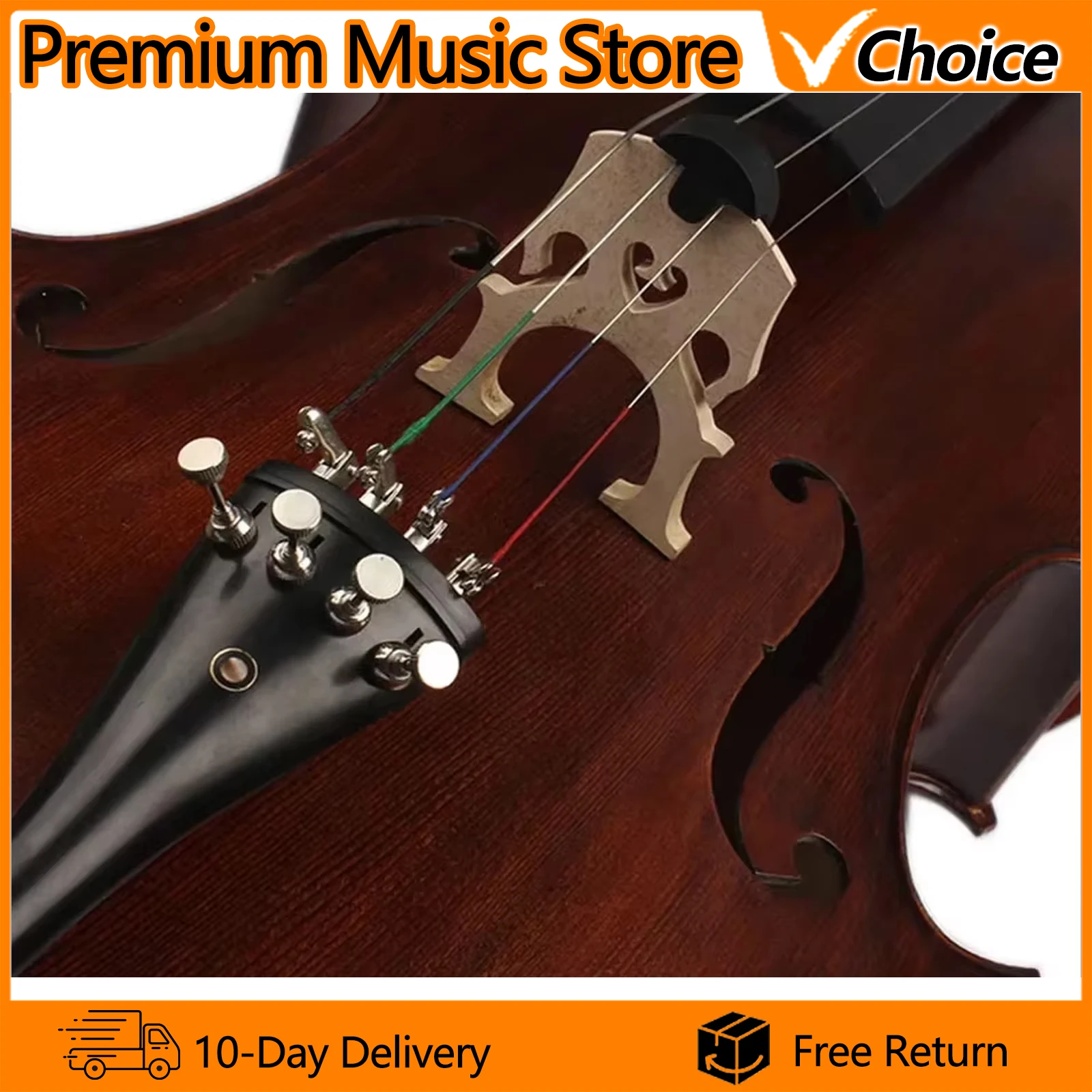 4/4 Cello Feinstimmer 4 Stück/Set Saitenversteller Goldene Silberne Stimmschraube Cello-Teil Hochwertiges Musikinstrumentenzubehör