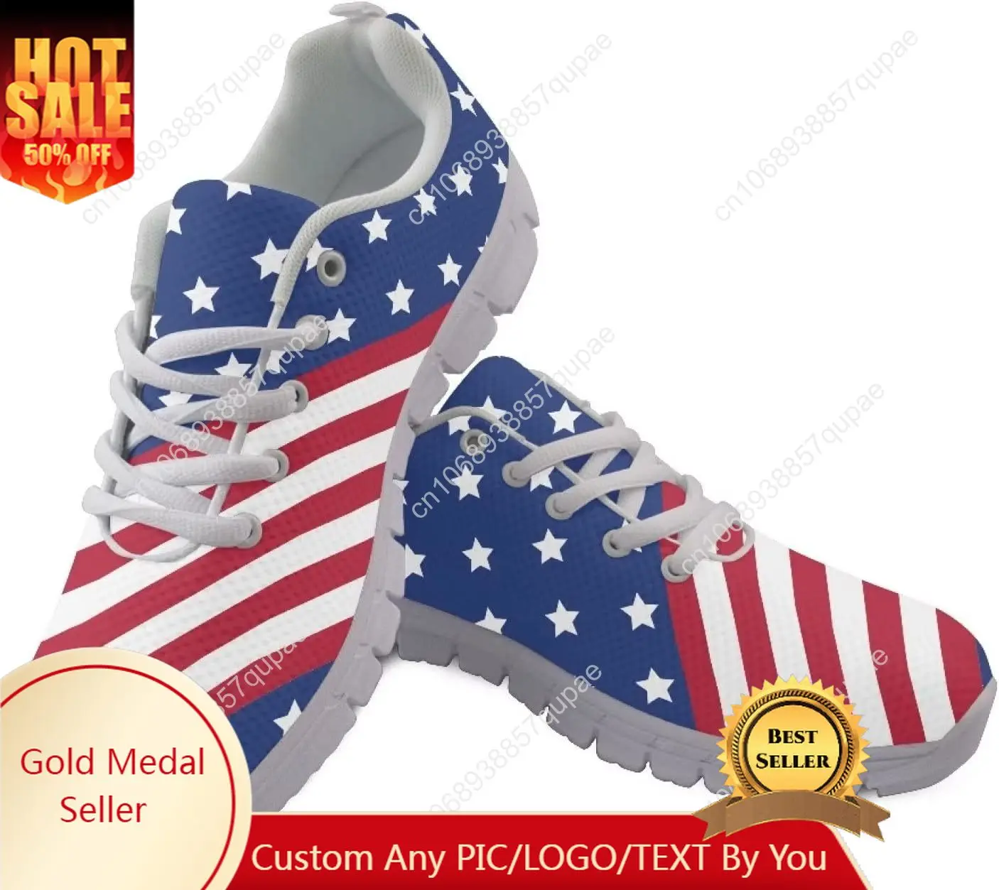 

Flag of The United States Sports Shoes Mens Womens Teenager Sneakers High Quality Parent Sneaker Couple Custom Shoes