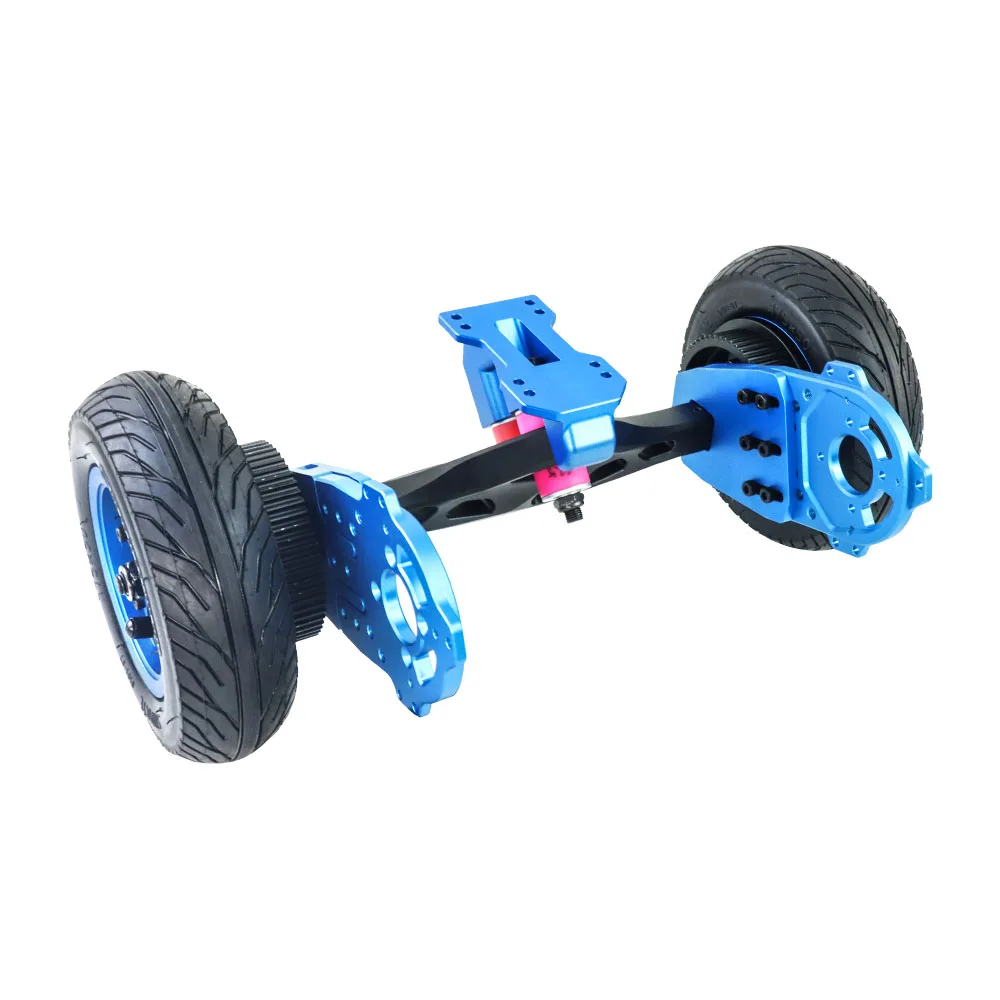 Trucks CNC Reverse Kingpin RKP de 16,3 polegadas com 4 rodas pneumáticas de borracha de 175 x 50 7 polegadas para Skate Elétrico e Longboard