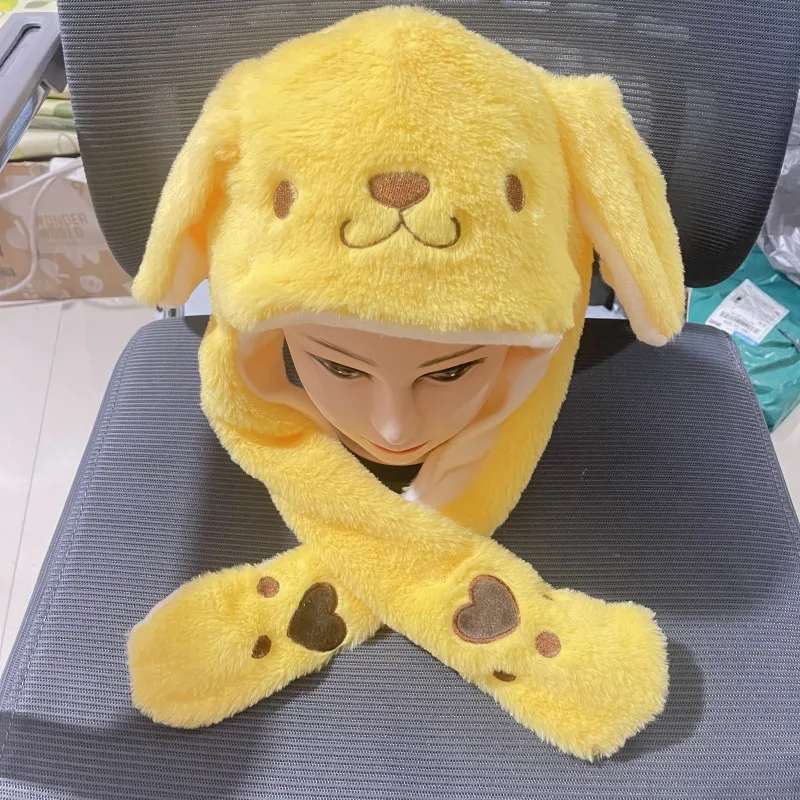 Sanliou Hat Can Move When One Pinches The Ear. Cute Jade Dog Hat Plush Kulomi