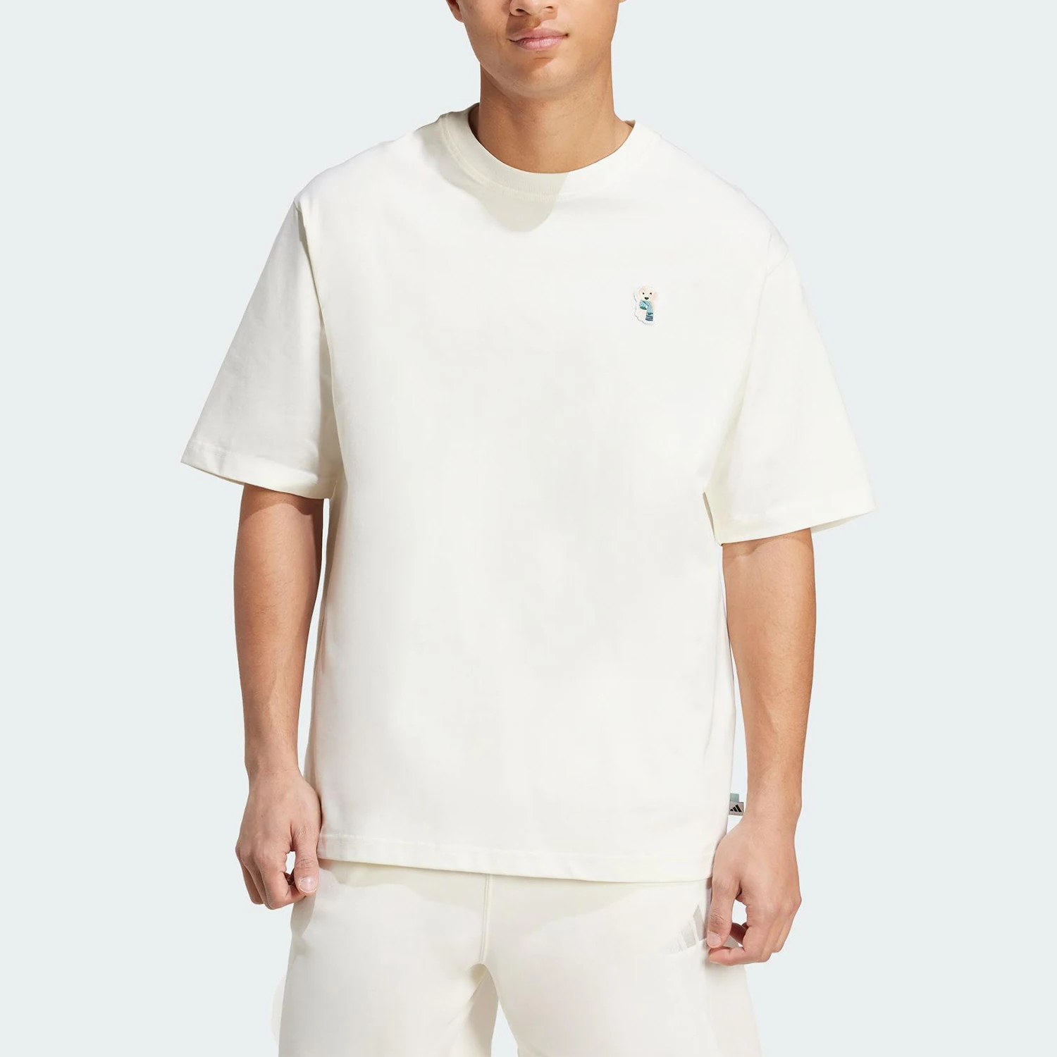 

Adidas genuine 2025 Summer Edition Men's Simple Knitted Casual Short Sleeve JL9240