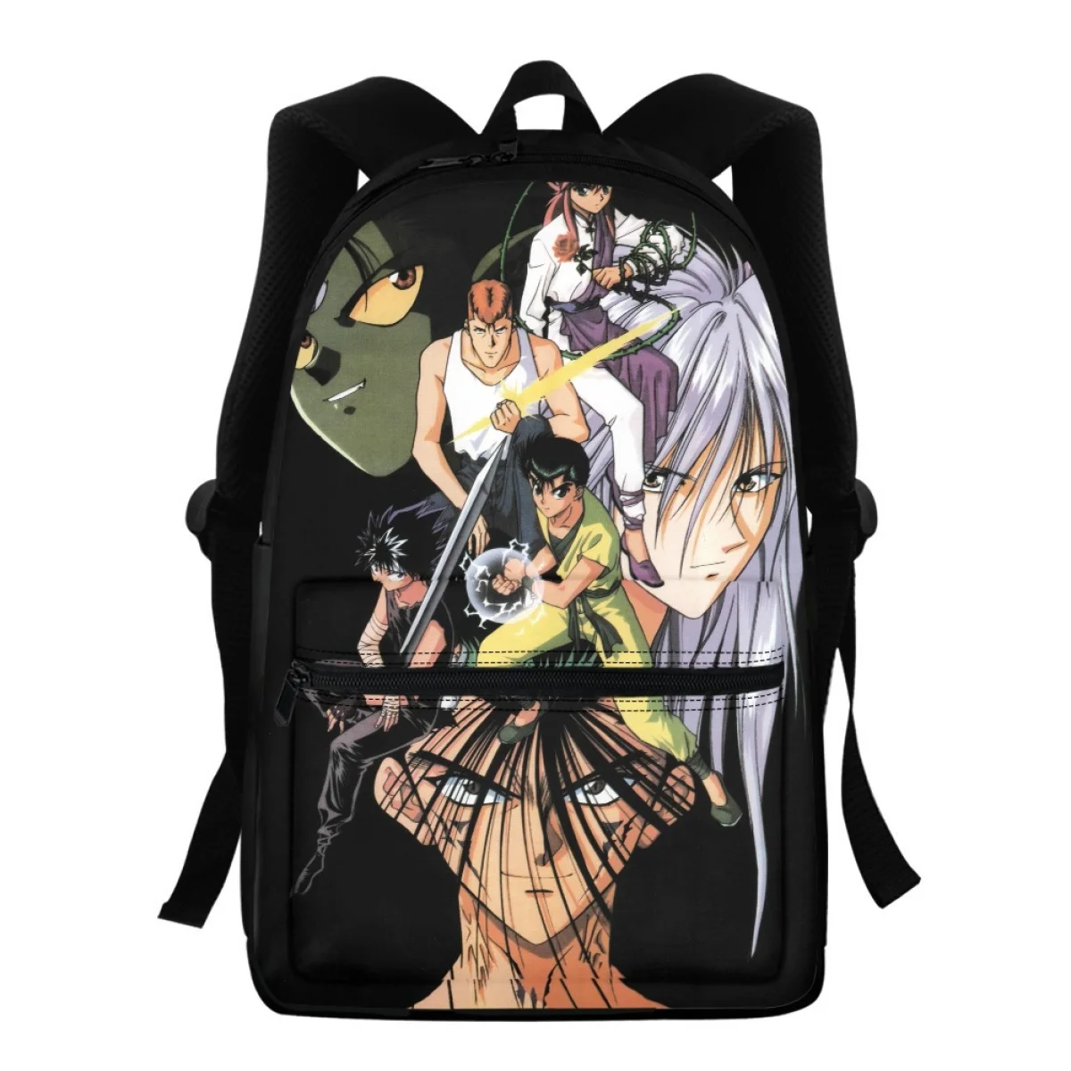 

FORUDESIGNS Backpacks Student Teenagers Book Bags Yu Yu Hakusho Schoolbags Versatile Anime Rucksack Packsack Large Casual