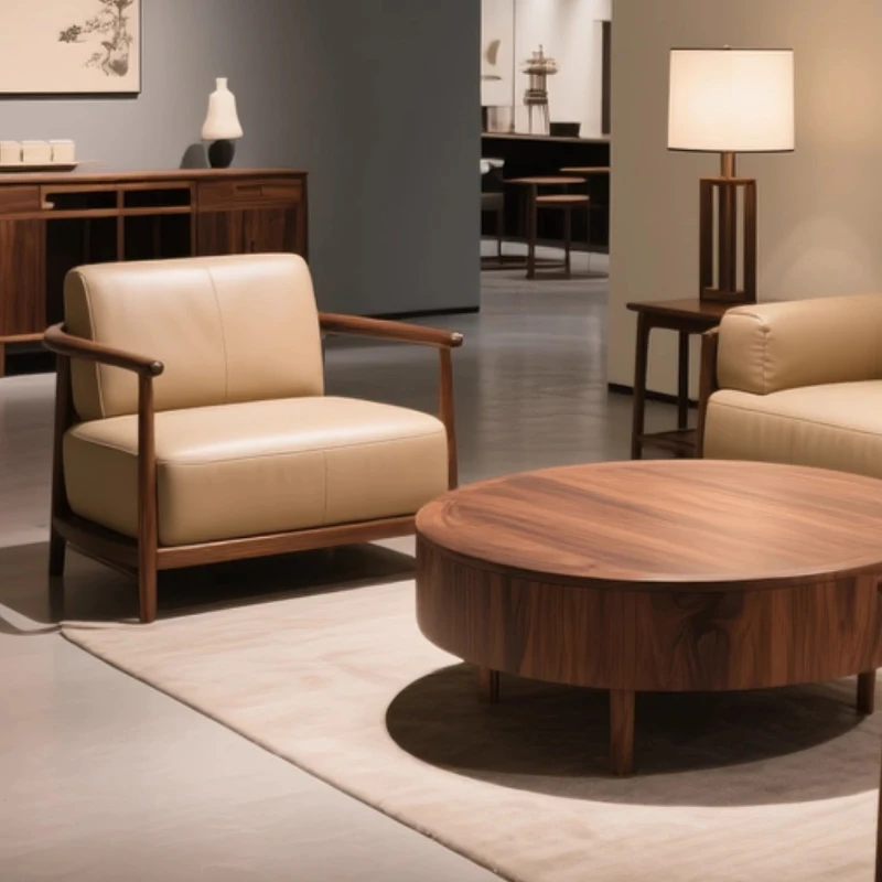 Beige Two Seaters Living Room Sofas Modern Luxury Armchair Puffs Living Room Sofas Soft Boneless Meuble Salon Furniture Home