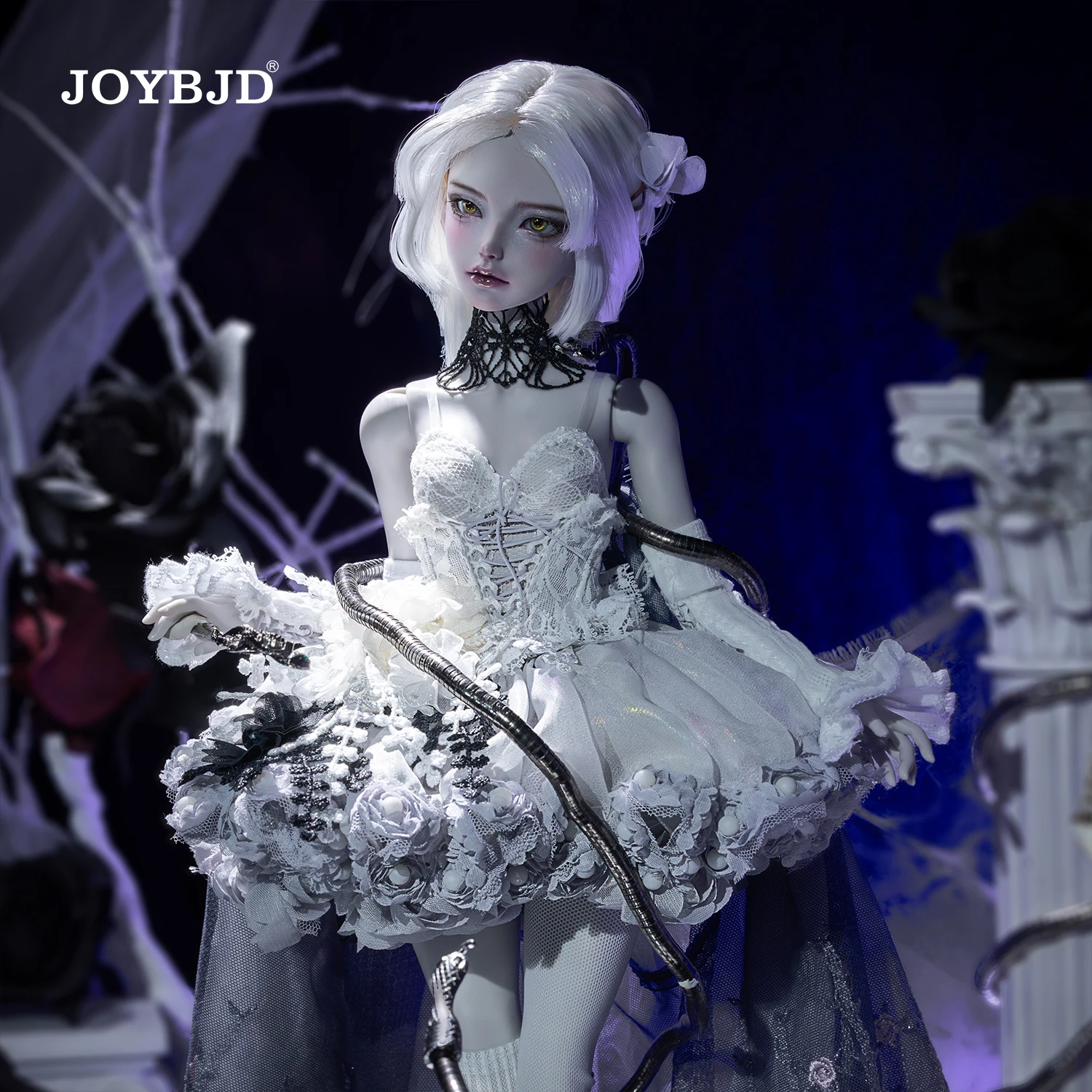 Joybjd 1/4 Roki Full Set A BJD Doll Gothic Style with Bowen Retro Body Resin Art Toy Ball Jointed Doll