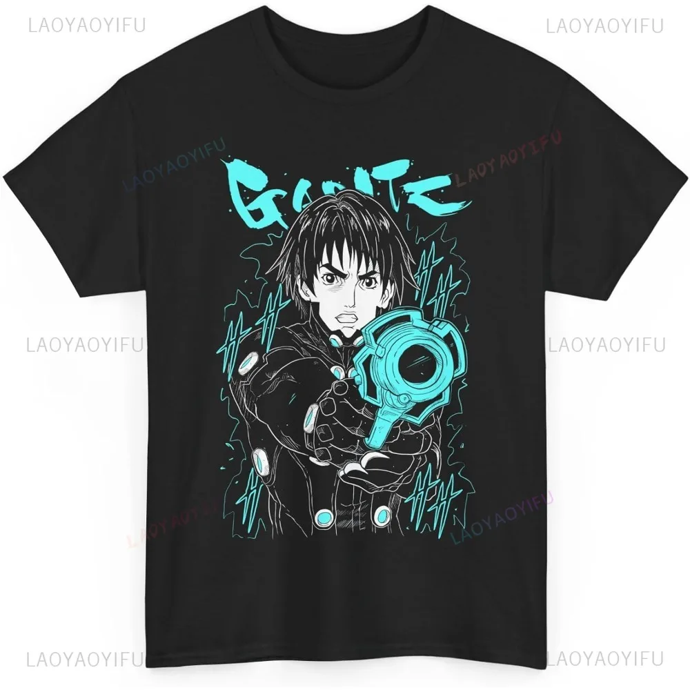 

Футболка Gantz Kei Kurono Anime Manga Otaku O Reika Shimohira, футболка для косплея, повседневная модная свободная уличная мужская футболка в стиле Харадзюку