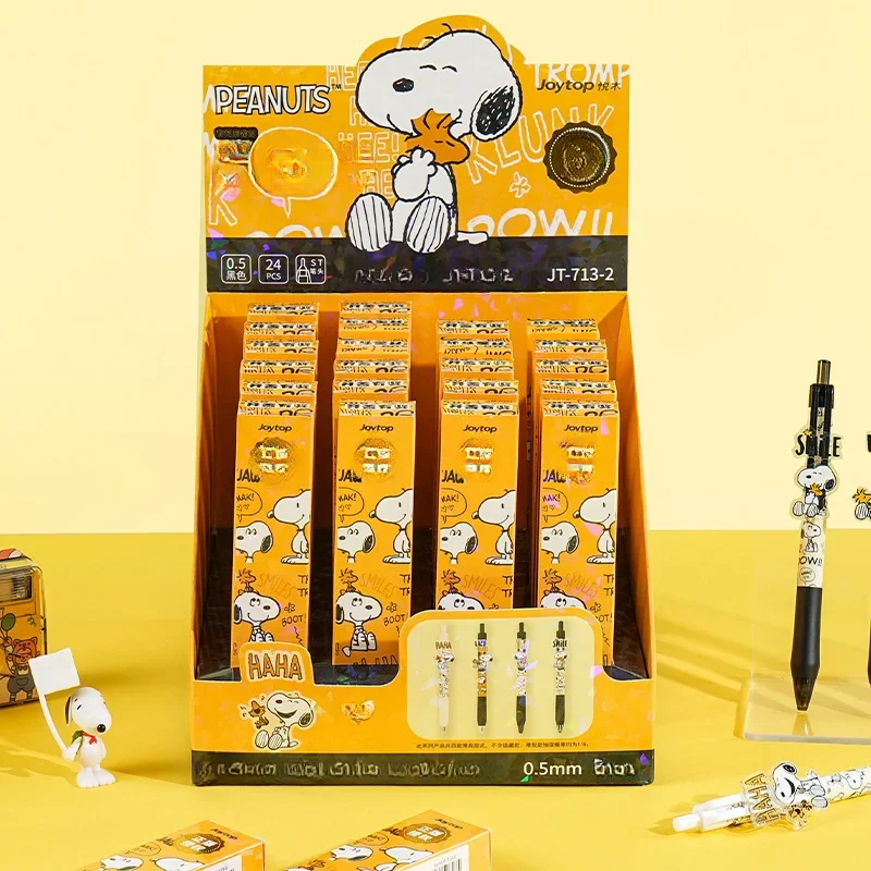 New Creative Snoopy Press Neutral Pen Surprise Blind Box Style Student 0.5MM Brushing Test Pen Office Pen Kids Birthday Gifts