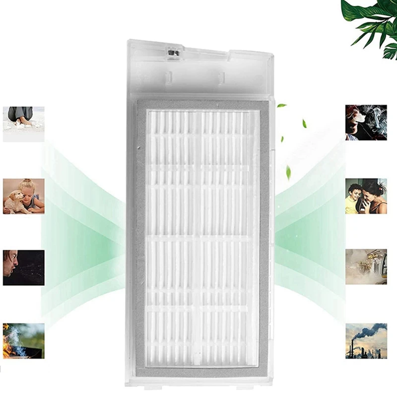 15PCS For XCLEA H30 Plus/H40 Plus Robot Vacuum Cleaner Replacement Main Side Brush Hepa Filter Mop Cloth Dust Bag image 4
