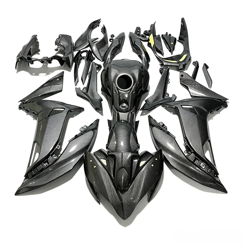 for Kawasaki NINJA 650 ER-6F 2017 2018 2019 motorcycle carbon fiber fairing ABS injection body decoration kit ninja650 17 18 19