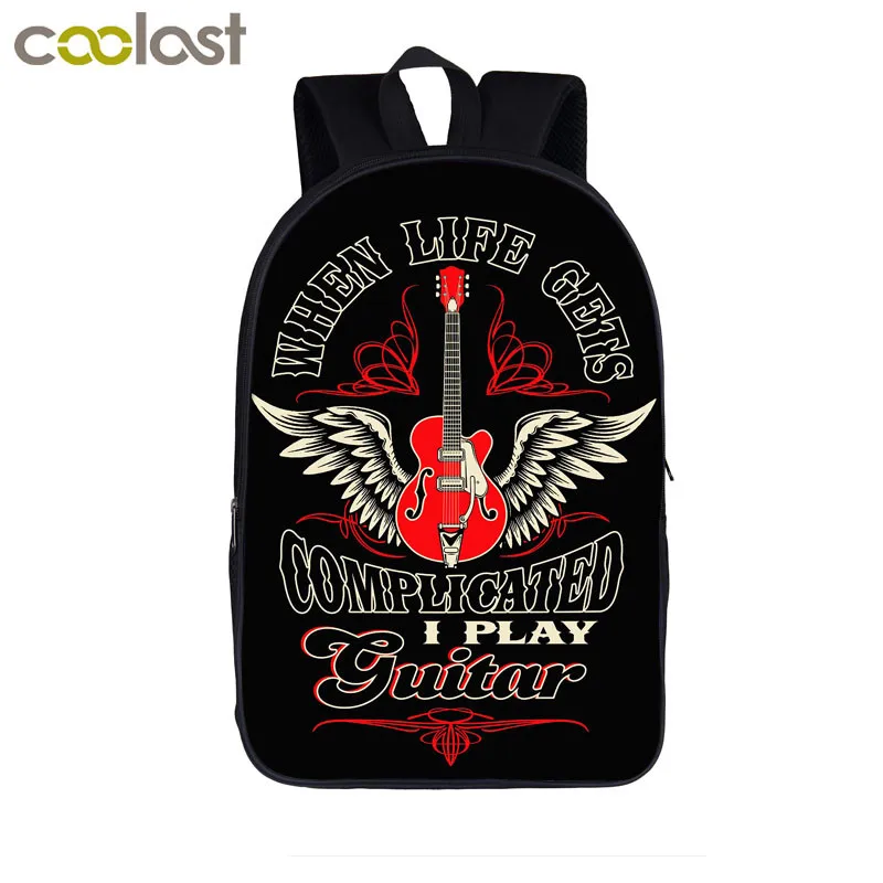 

Женский рюкзак для музыкальных нот, элегантный повседневный ранец 16 дюймов с отделением для музыкальных нот, фортепиано, гитары, школьный портфель для подростков, подарок