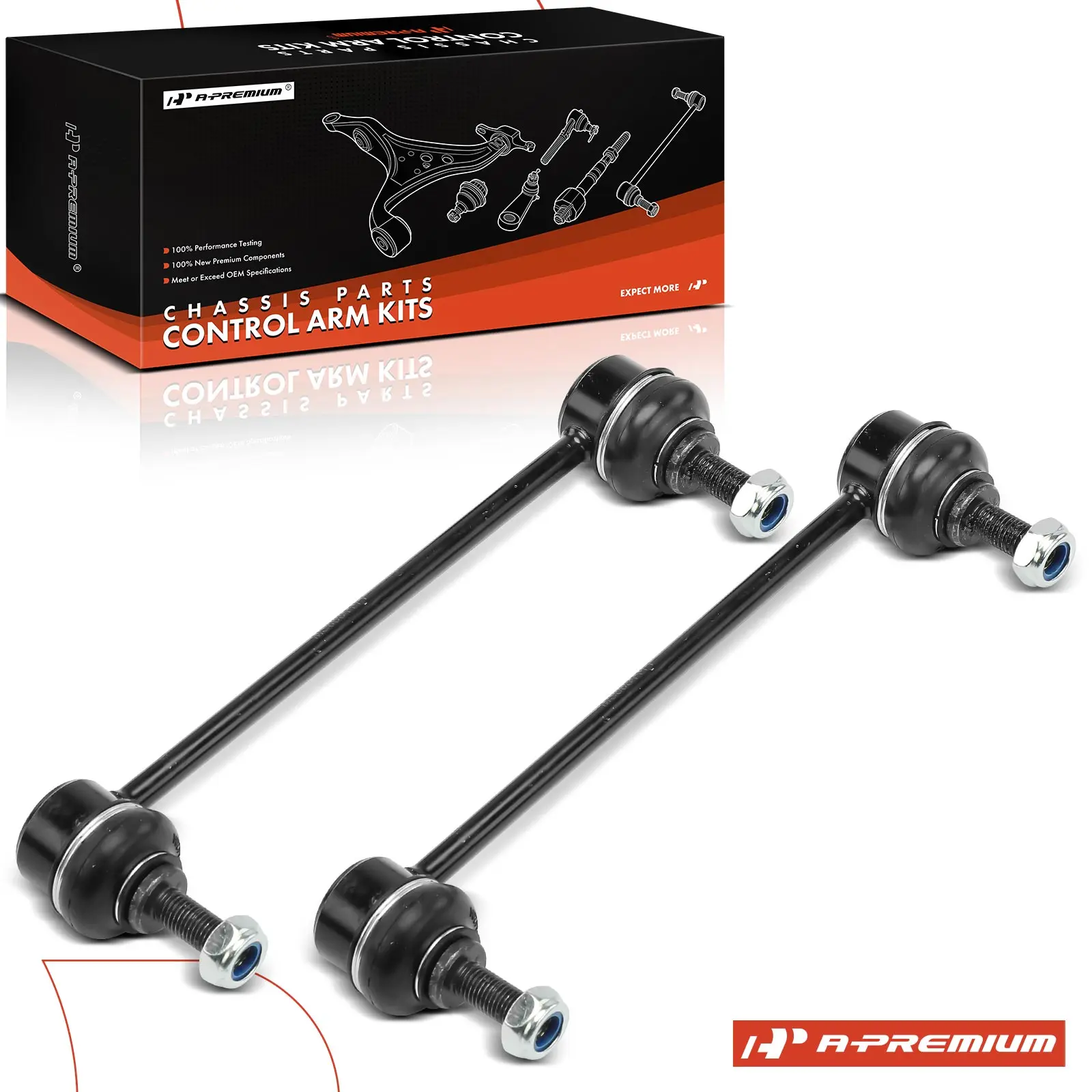 A-Premium 2x Rear Stabilizer Sway Bar Link for Suzuki Verona 2004-2006 Chevrolet Epica 2004-2006