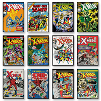 XX-MEN Superhero Retro comics Poster Poster HD art sticky wall home living room bedroom bar aesthetic decoration