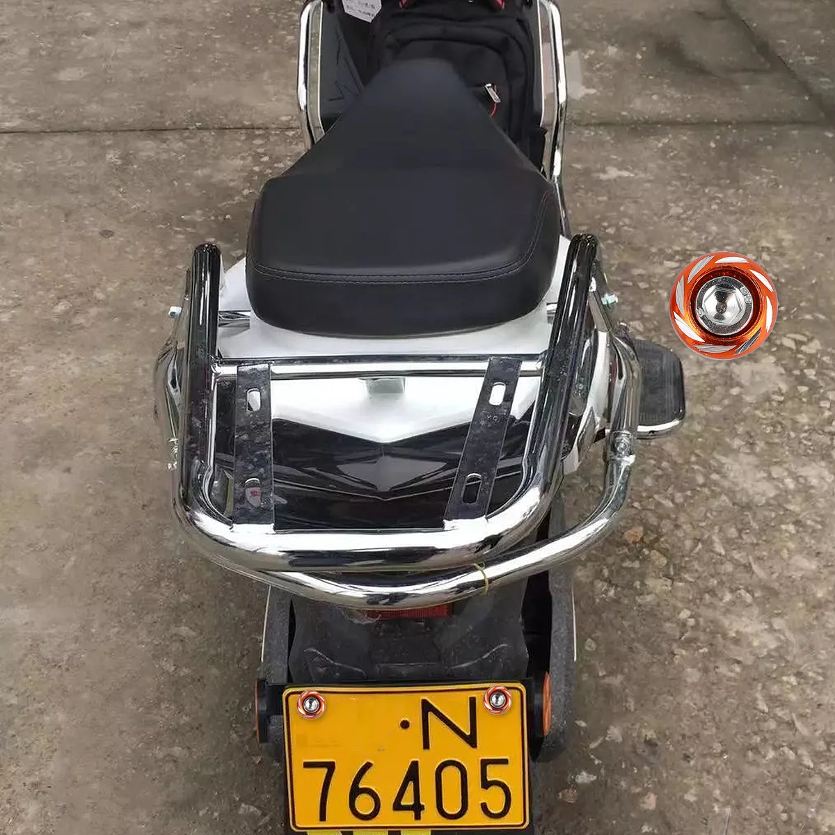 

20Pcs 6mm Aluminum Alloy Motorbike License Plate Screws Durable Safe Good Workmanship Motorcycle Electrocar Fasteners