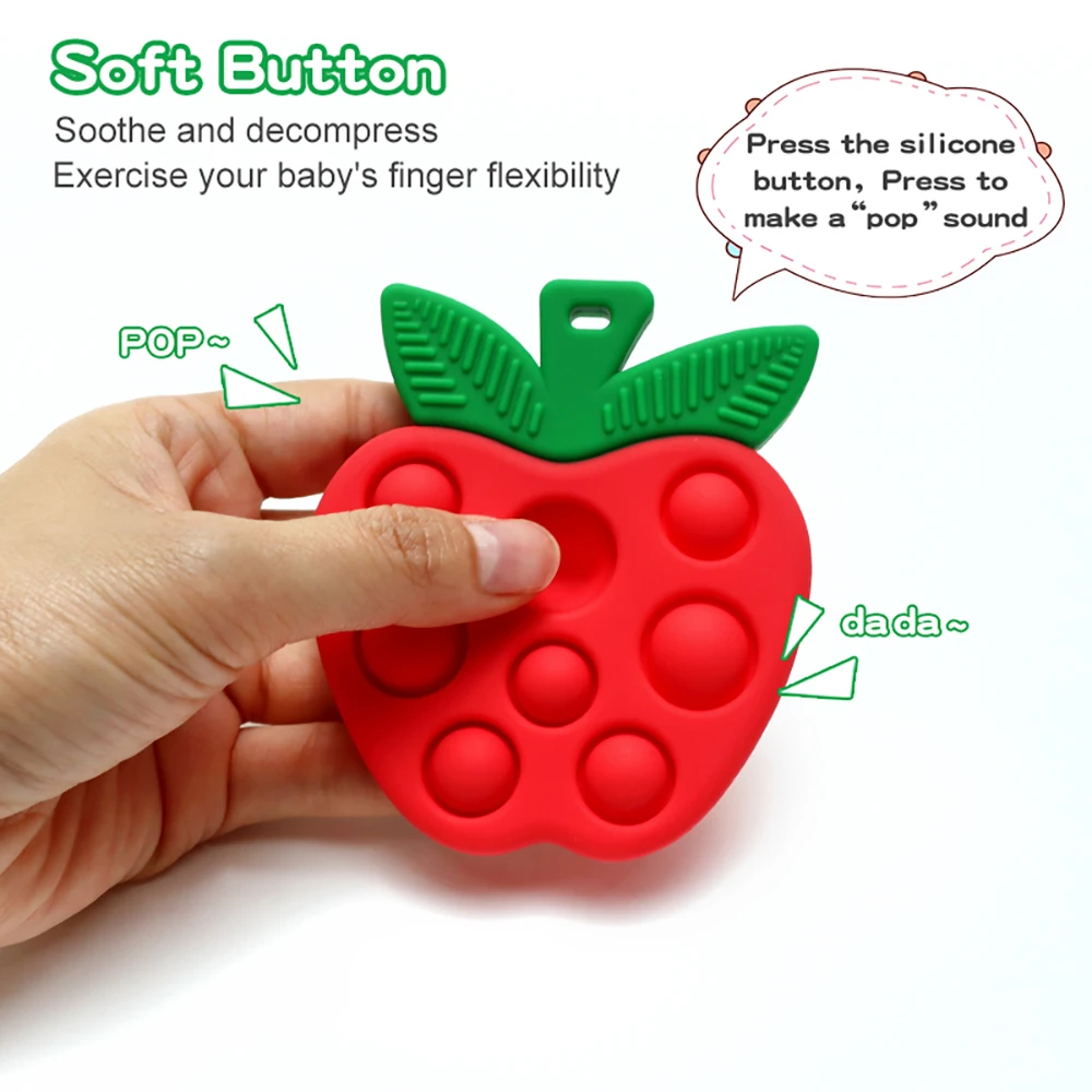 Baby Accessories Teething Baby Boy Toys Autistic Sensory Equipment Toys for Newborns Silicone Teeth Teethers Games for Babies