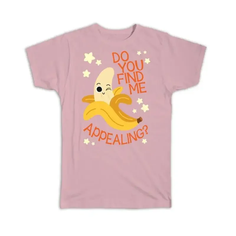 Funny Banana Art Print Humor Appealing Fruit Fruits Healthy Food T shirt