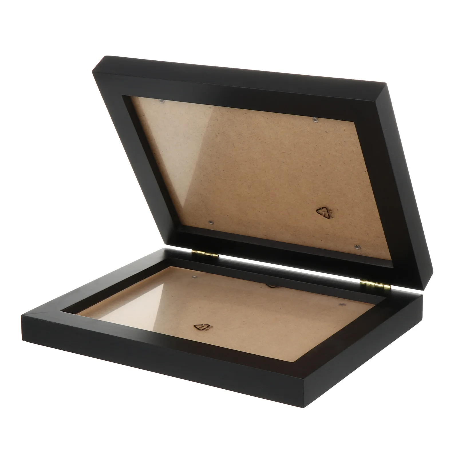 Exquisite Solid Wood Folding Photo Frame for Desktop Display