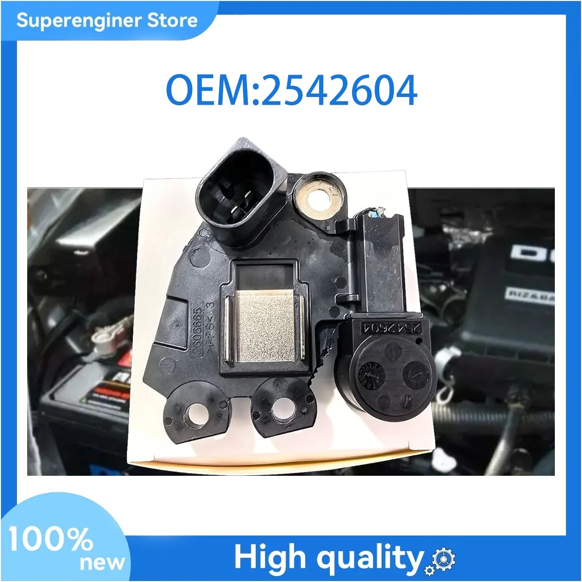

Регулятор напряжения генератора для M573 08-075 14.00 V 595325 2543279 11306 11309 140121 140381 140491