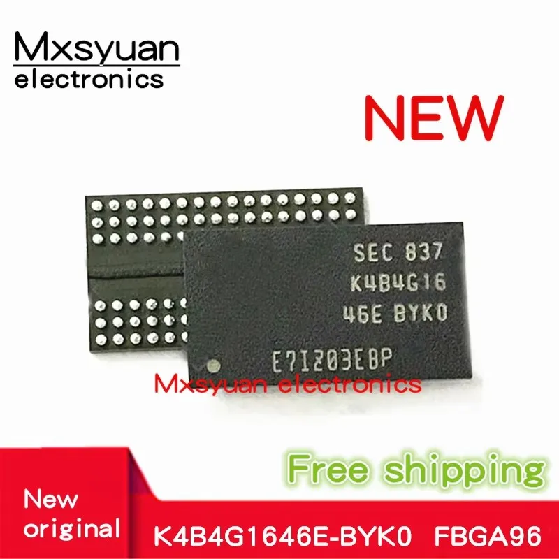 

5PCS 100% New original K4B4G1646E-BYK0 K4B4G1646E-BYKO K4B4G1646E K4B4G16 BGA 512M Mxsyuan