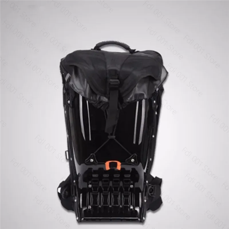 Motorcycle Racing Helmet Bag Riding Waterproof Protective Drop Backpack Travel Hard Shell Luggage ABS