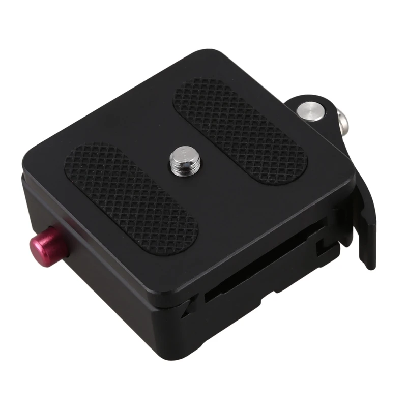 Quick Release Plate and Clamp Adapter, Mount com Lock, Dslr Camera Tripod, 2X Alumínio, 1/4 ", 3/8"