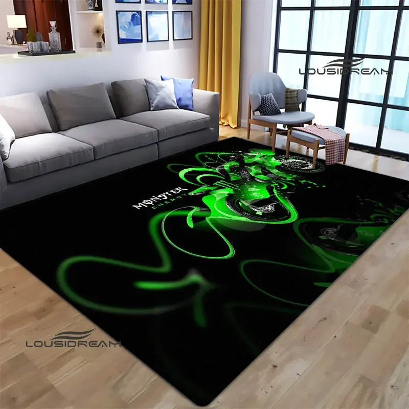 3D Retro K-kawasakis logo printed carpet Living room bedroom non -slip carpets Yoga mat Outdoor carpet kawaii rug birthday gift