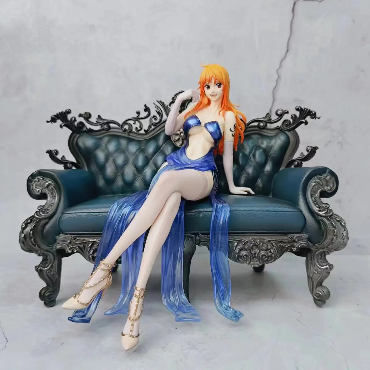 One Piece Figure Boa Hancock Nami Nico Robin Suit Thugs Style Anime PVC Action Figure Toy Statue Adult Collection Model Doll