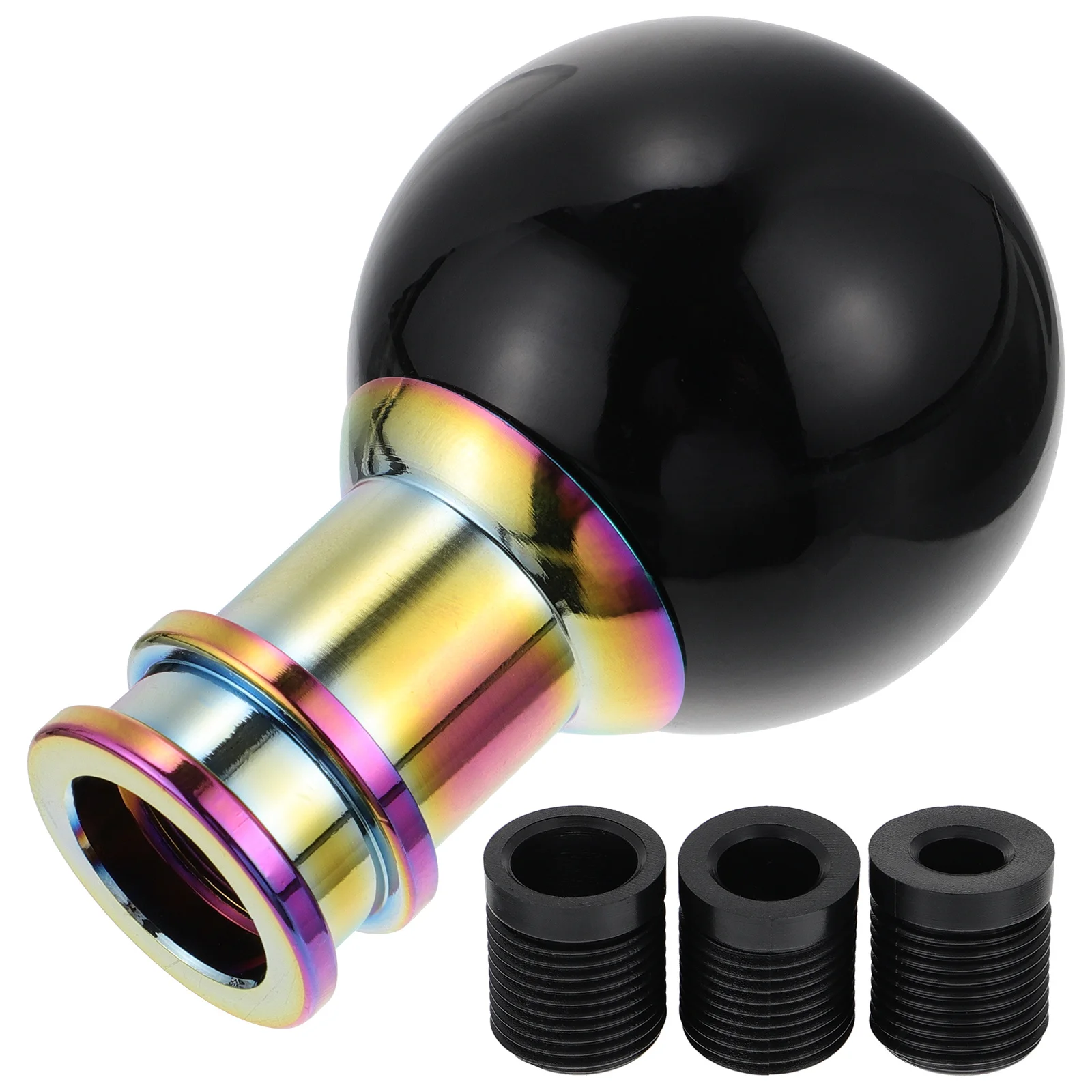 

1Set Manual Gear Head Acrylic Knob Crystal Round Knob Adapter for Suv Truck Driving Comfort Enhancement